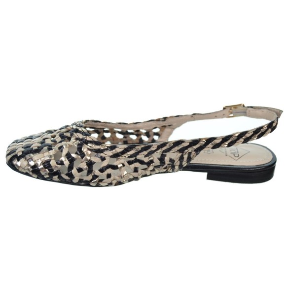 Top3 24461 Zapato Piel Confort Fiesta Hebilla Mujer