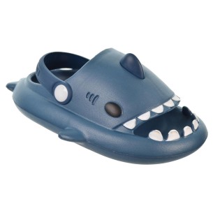 Nicoboco Shark Zueco de goma muy ligero y confortable. Correa trasera giratoria. Para los días de playa o piscina. 2