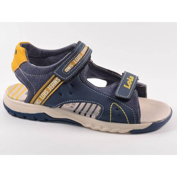 63118 Lois Sandalia Sandalia sintética. Forro interior textil. Cierre de doble velcro, ajustable. Plantilla acolchada, para un m