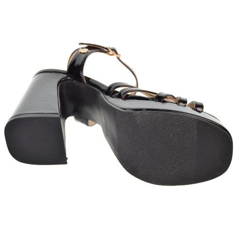 Isteria 24050 Sandalia Plataforma y Tacón Eventos Mujer