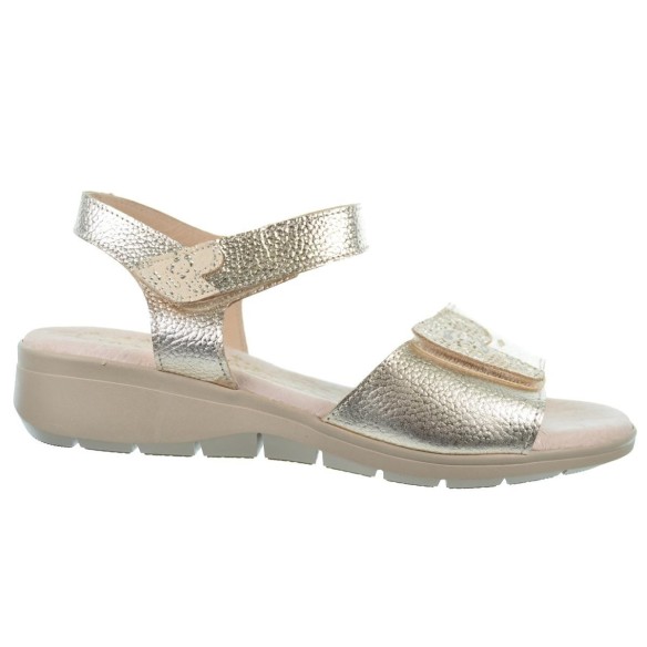 Duendy 3781 Sandalia Confort Piel Velcro Mujer Pies Delicados