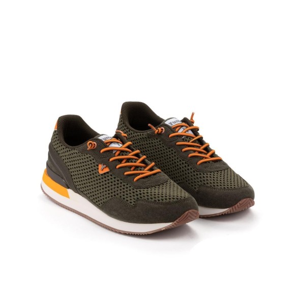 Yumas Amur Sneaker Confort con Rejilla Cordones Hombre