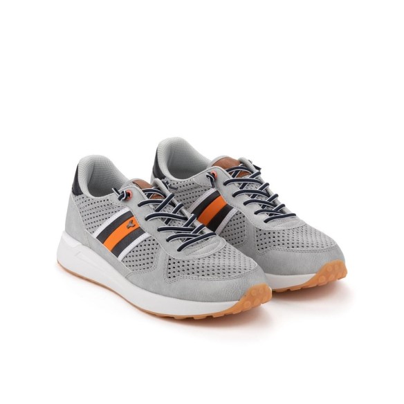 Yumas Caicos Sneaker Confort con Rejilla y Cordones Hombre