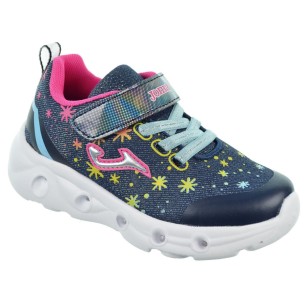 Joma Jspacw2403 Deportivo Textil con Velcro y Cordones Luces Niña 2