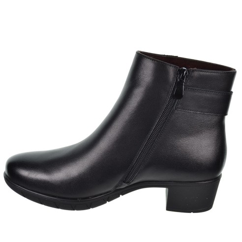 30S Treintas 4207 Botín Piel Cremallera Mujer Pies Delicados