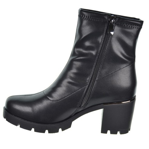 Isteria 24242 Botín Acolchado Tacón Ancho Mujer