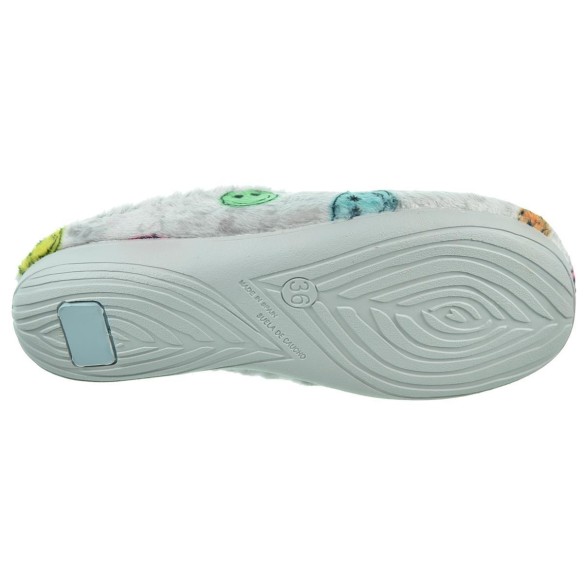 Biorelax 13383 Zapatilla Casa Textil Confort Mujer