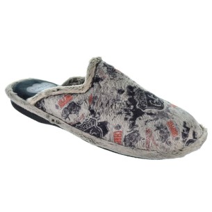 Biorelax 1507 Zapatilla Casa Textil Hombre Pies Delicados 2