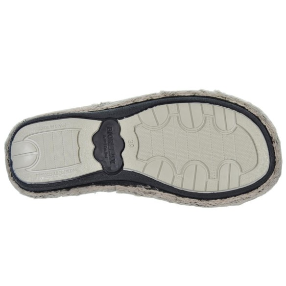 Biorelax 1507 Zapatilla Casa Textil Hombre Pies Delicados