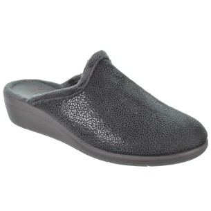 Cmconfort 40112 Zapatilla Casa destalonada textil y plantilla acolchada máximo confort. Piso con cuña de goma antideslizante. 2