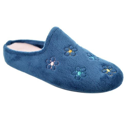 Cmconfort 30488 Zapatilla Casa Texil Acolchada Mujer