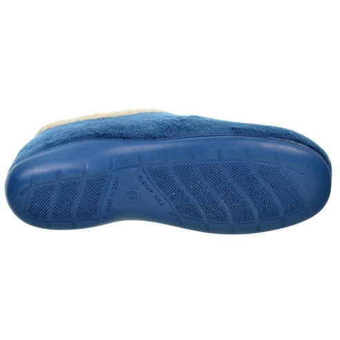 Cmconfort 30555 Zapatilla Casa Textil Acolchada Mujer