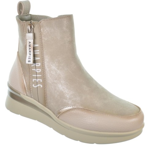 Amarpies 27090 Botín Confort Sintético con Pelo Mujer