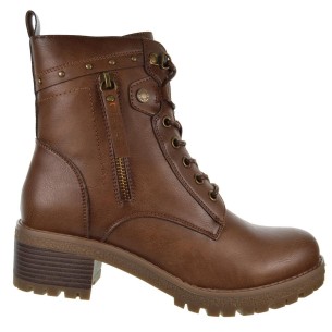 Refresh 172241 Botín Vegano Acolchado Cremallera Tacón Mujer