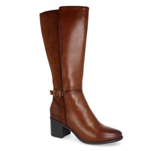 Amarpies 27296 Bota Acolchada Antelina Tacón Ancho Mujer 2