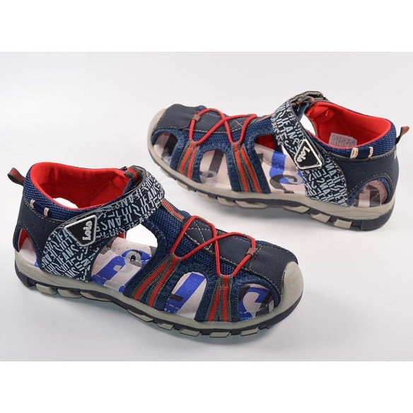 83970 Lois Sandalia Sandalia sintética y textil , forro textil y plantilla acolchada. Cierre de velcro ajustable. Puntera reforz