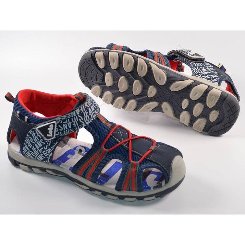 83970 Lois Sandalia Sandalia sintética y textil , forro textil y plantilla acolchada. Cierre de velcro ajustable. Puntera reforz