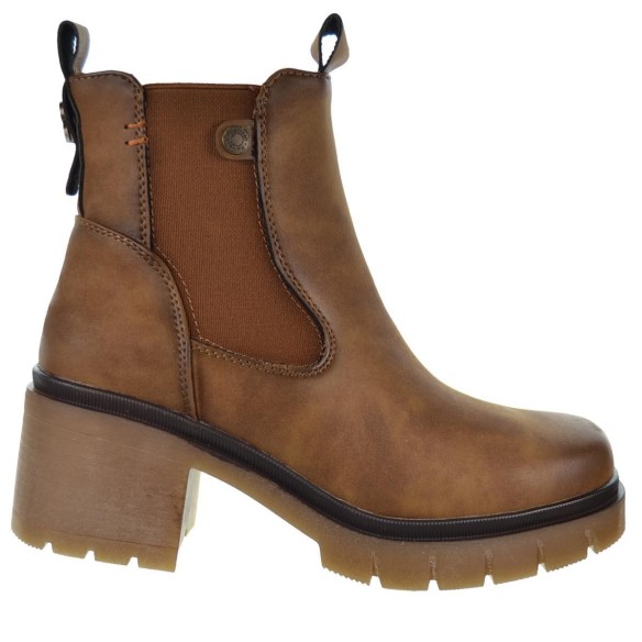 Refresh 172267 Botín Vegano Acolchado Tacon Plataforma Mujer