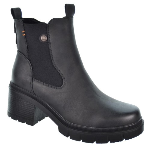 Refresh 172267 Botín Vegano Acolchado Tacon Plataforma Mujer