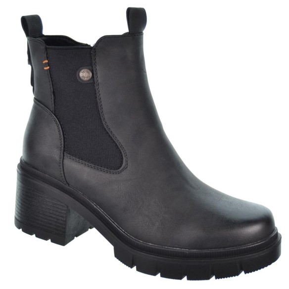 Refresh 172267 Botín Vegano Acolchado Tacon Plataforma Mujer