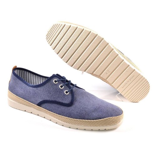 10024 Mediterránea Alpargata Zapatilla alpargata lona ,cierre en cordones. Forro interior textil y plantilla acolchada. Vira de 