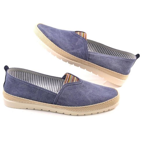 10005 Mediterránea Alpargata Zapatilla alpargata lona ,cierre en cordones. Forro interior textil y plantilla acolchada. Vira de 