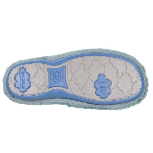 Biorelax 4586 Zapatilla Casa Textil Pies Delicados Mujer