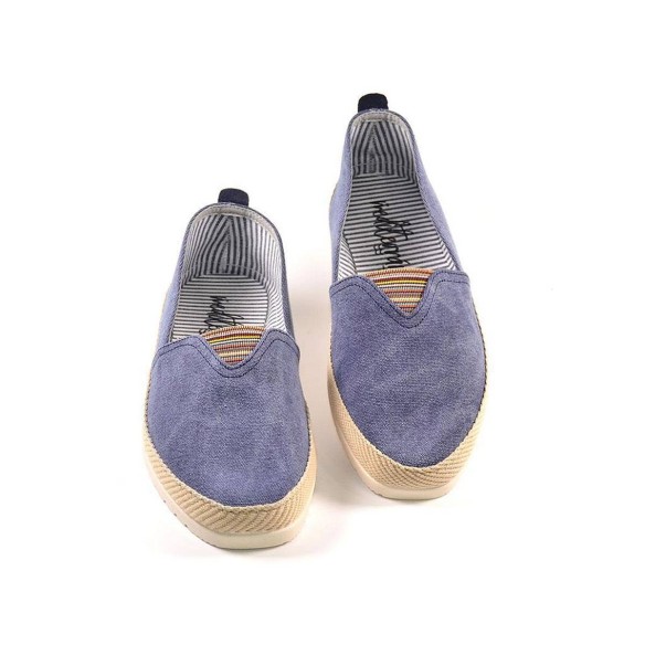 10005 Mediterránea Alpargata Zapatilla alpargata lona ,cierre en cordones. Forro interior textil y plantilla acolchada. Vira de 