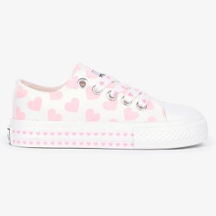 28393 Conguitos Zapatilla Zapatilla de lona con estampado de corazones que cambian de color con luz solar. Forro  textil y cierr 2