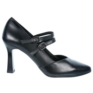 Syra22 Desiree Zapato Piel. Hebilla y plantilla acolchada transpirable y ergonómica. Tacón alto antideslizante.