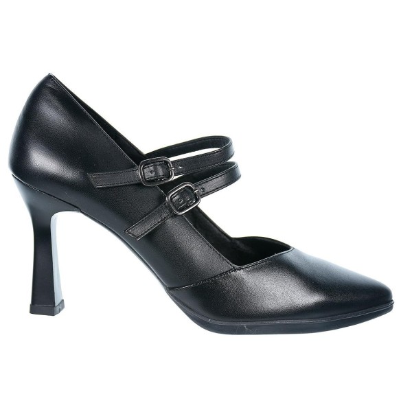 Syra22 Desiree Zapato Piel. Hebilla y plantilla acolchada transpirable y ergonómica. Tacón alto antideslizante.