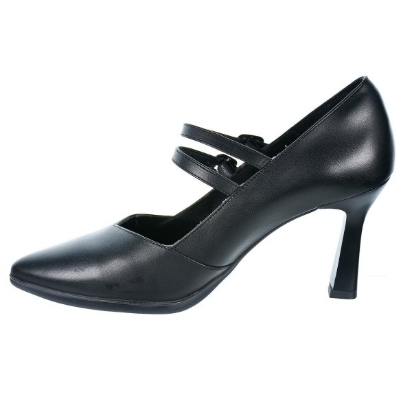 Syra22 Desiree Zapato Piel. Hebilla y plantilla acolchada transpirable y ergonómica. Tacón alto antideslizante.