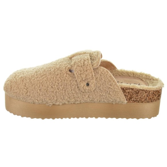 Isteria 24161 Zueco Borreguillo Plataforma 4 cm. Mujer