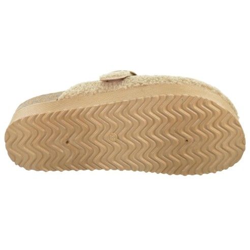 Isteria 24161 Zueco Borreguillo Plataforma 4 cm. Mujer