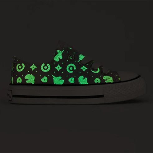 Conguitos 283100 Zapatilla Textil Purpurina Brilla Oscuridad Niña