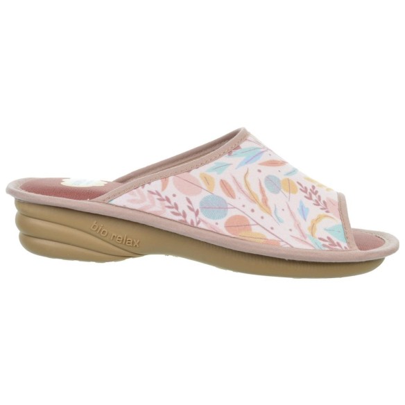 Biorelax 1810 Zapatilla Casa Textil Pies Delicados Mujer