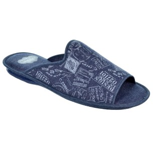 Biorelax 1403 Zapatilla Casa Textil Pies Delicados Hombre 2