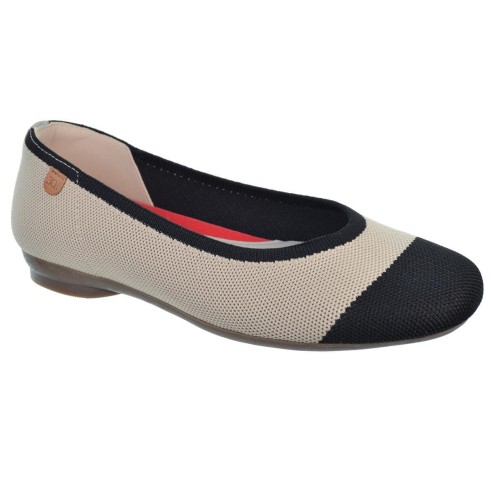 30s Treintas 4363 Zapato Confort Textil Bailarinas Mujer