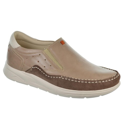 Baerchi 5381 Zapato Mocasin Piel Confort con Elásticos Hombre