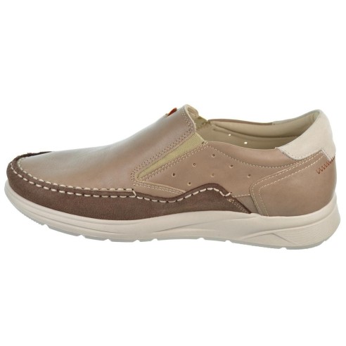 Baerchi 5381 Zapato Mocasin Piel Confort con Elásticos Hombre