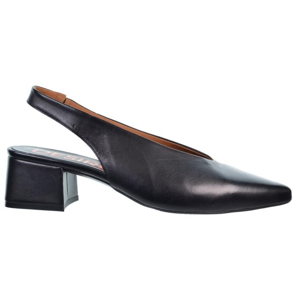 Desiree Malta7 Zapato Salón Piel Acolchado Tacón Ancho Mujer