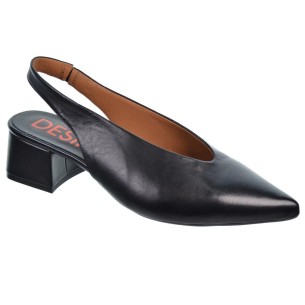 Desiree Malta7 Zapato Salón Piel Acolchado Tacón Ancho Mujer 2