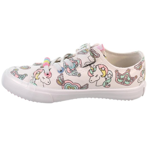 Conguitos 284096 Zapatilla Lona Unicornios Cordones Velcro Niña