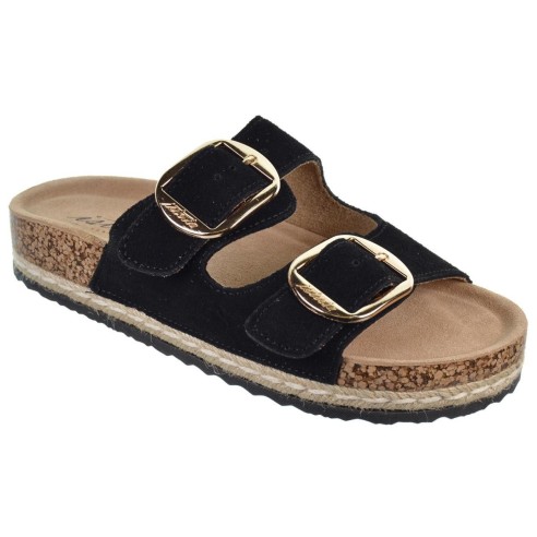 Isteria 25226 Sandalia Bio Serraje con Hebilla Mujer