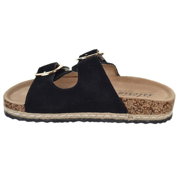 Isteria 25226 Sandalia Bio Serraje con Hebilla Mujer