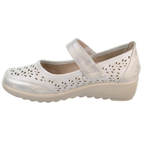 Amarpies 28336 Zapato Mercedita Confort Cuña Velcro Mujer