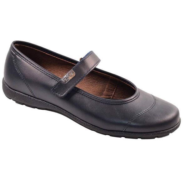 803020 Paola Pablosky Zapato Colegial Zapato colegial de piel y puntera reforzada. Forro interior y plantilla en piel. Cierre en