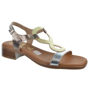 Oh My Sandals 5607 Sandalia Piel Confort Tacón Mujer 2