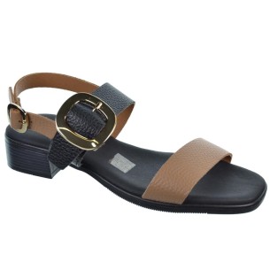 Oh My Sandals 5609 Sandalia Piel Confort Tacón Mujer 2