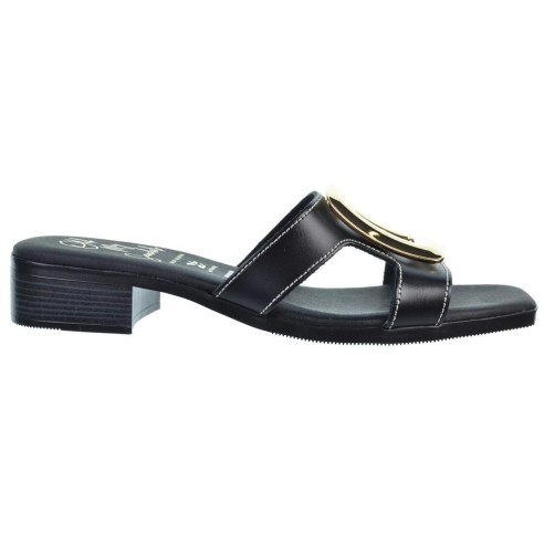Oh My Sandals 5565 Sandalia Plana y Tacón Piel Confort Mujer